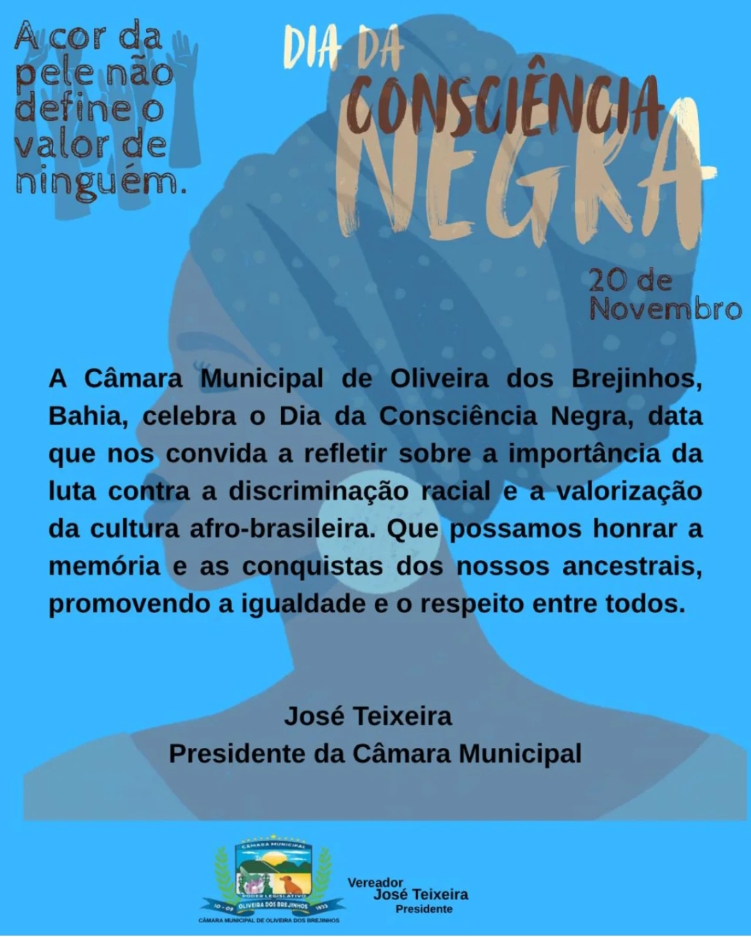 20 de Novembro — Dia da Consciência Negra